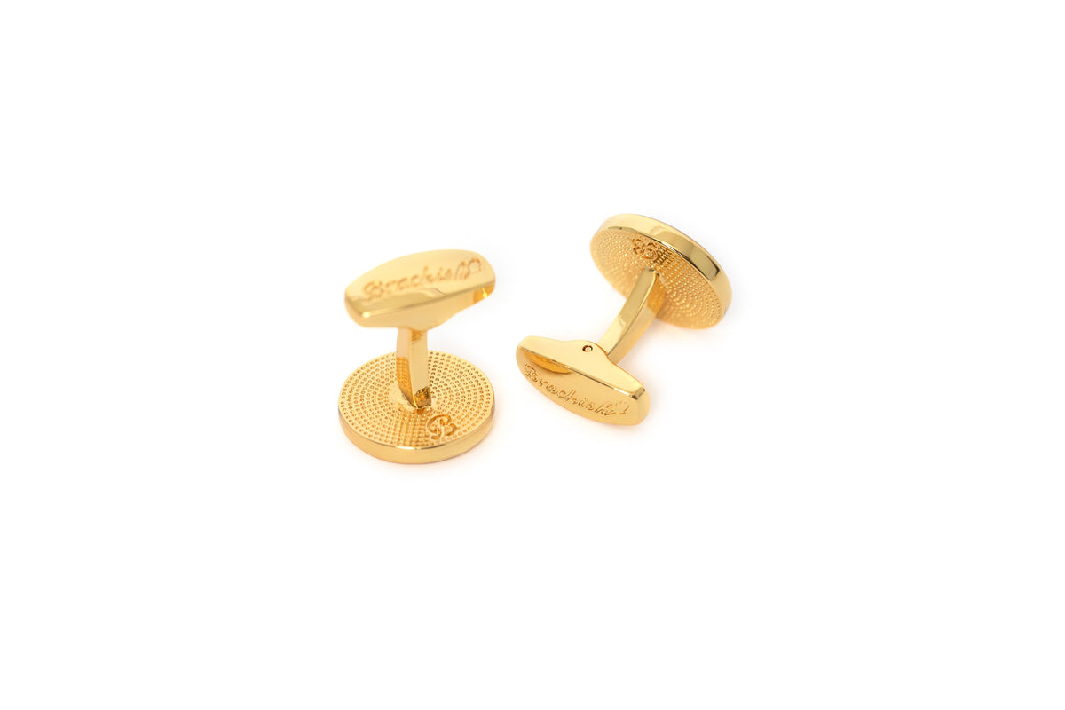 Brackish Bear Cufflinks - Gold