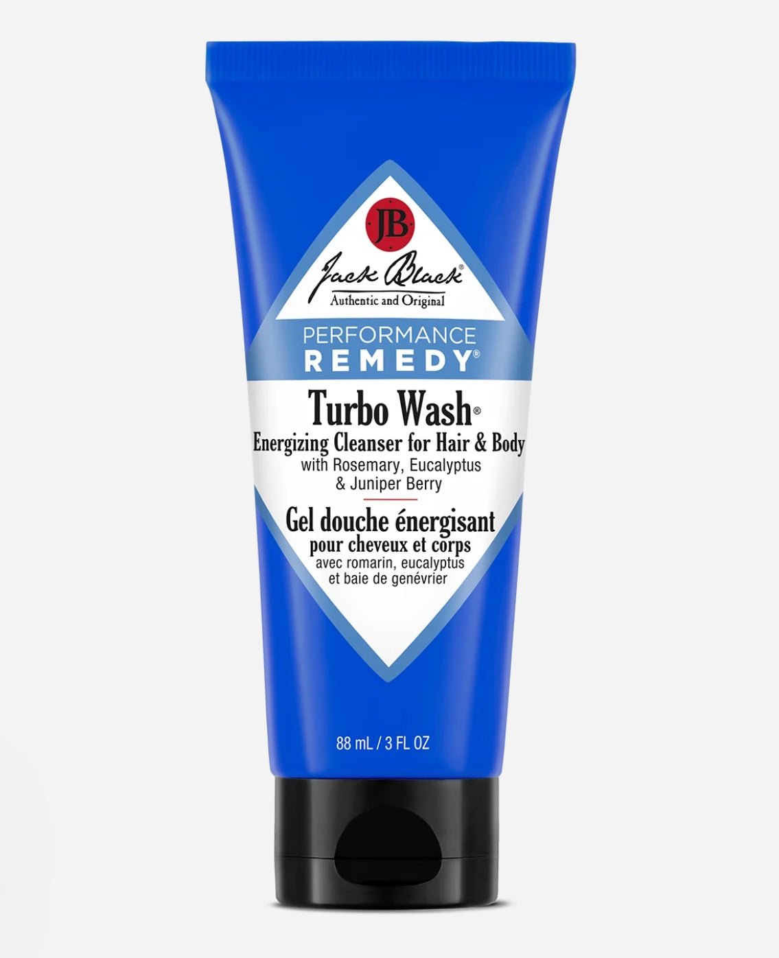 Jack Black Turbo Wash Energizing Cleanser for Hair & Body 3 oz