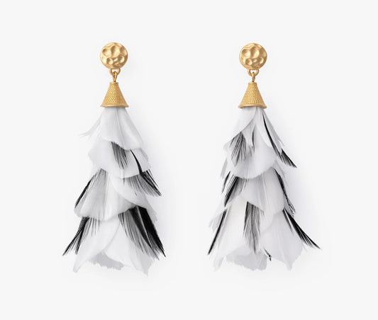 Brackish Angela Statement Earrings - Silver