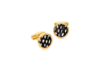 Brackish Bear Cufflinks - Gold