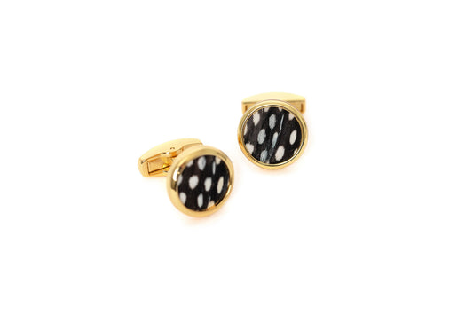 Brackish Bear Cufflinks - Gold