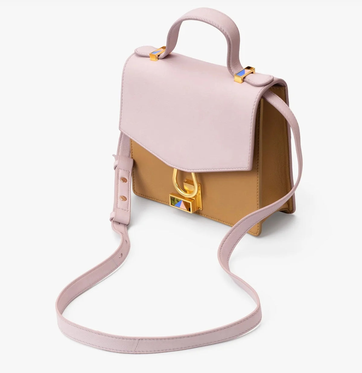 Brackish Chelsea Handbag - Pink/Caramel