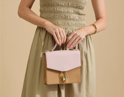 Brackish Chelsea Handbag - Pink/Caramel
