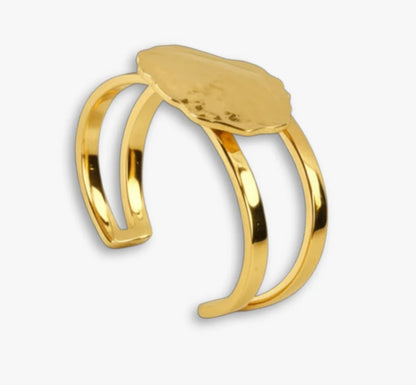 Brackish Wraggborough Gold Plated Cuff