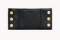 Hammitt 110 North Wallet - Black/Brushed Gold, Red Zip