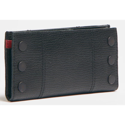 Hammitt 110 North wallet in black, angled view