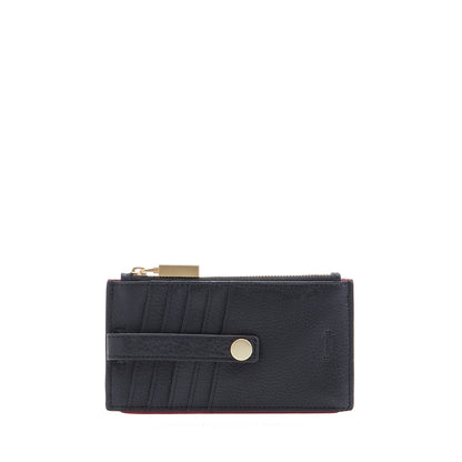 Hammitt 210 West Card Wallet - Black/Brushed Gold