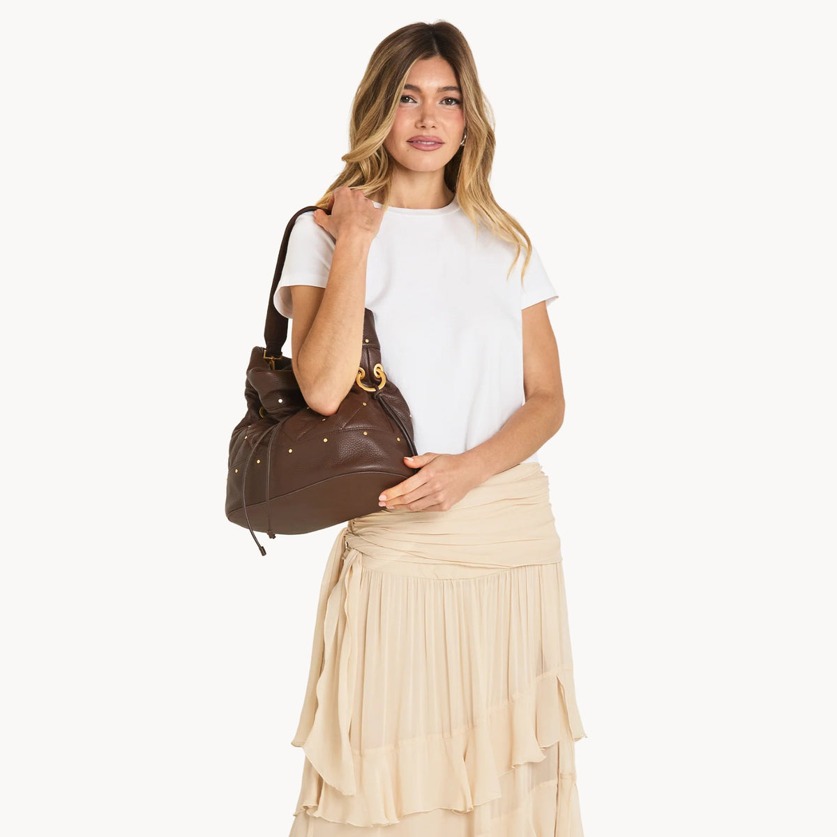 Hammitt Gianna Large worn on the shoulder