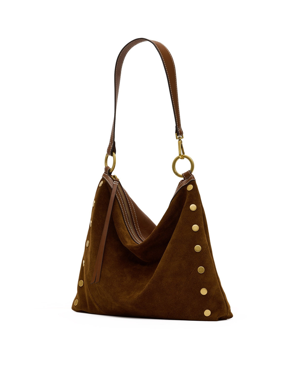Hammitt Kyle Large - Cinnamon Suede/Antique Gold