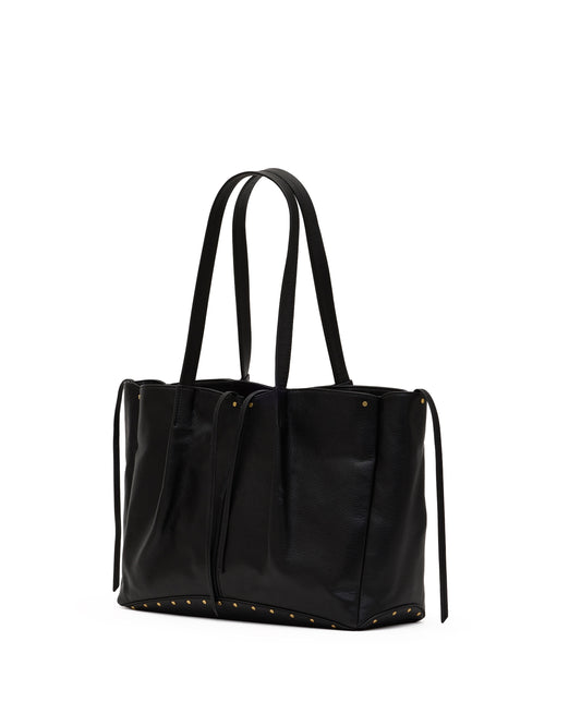 Hammitt Meryl Carryall - Black/Brushed Gold
