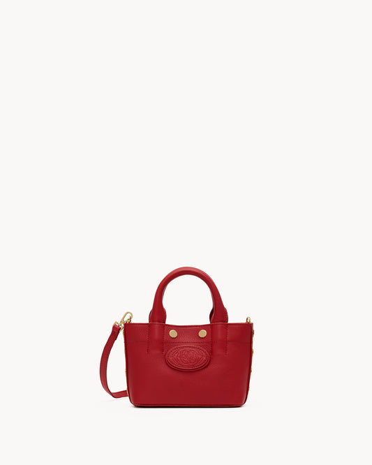 Hammitt Olympia Tote Mini - Chili Red/Brushed Gold