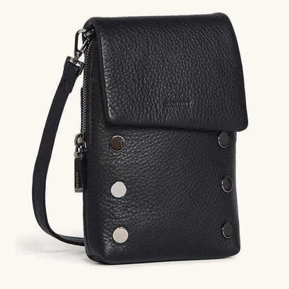 Hammitt VIP Mobile in black, angled