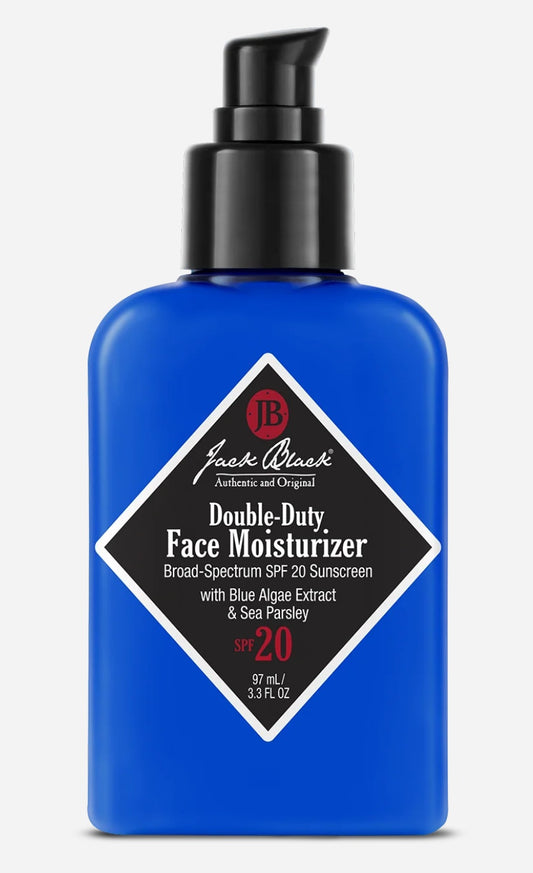 Jack Black Double-Duty Face Moisturizer SPF 20, 3.3 oz