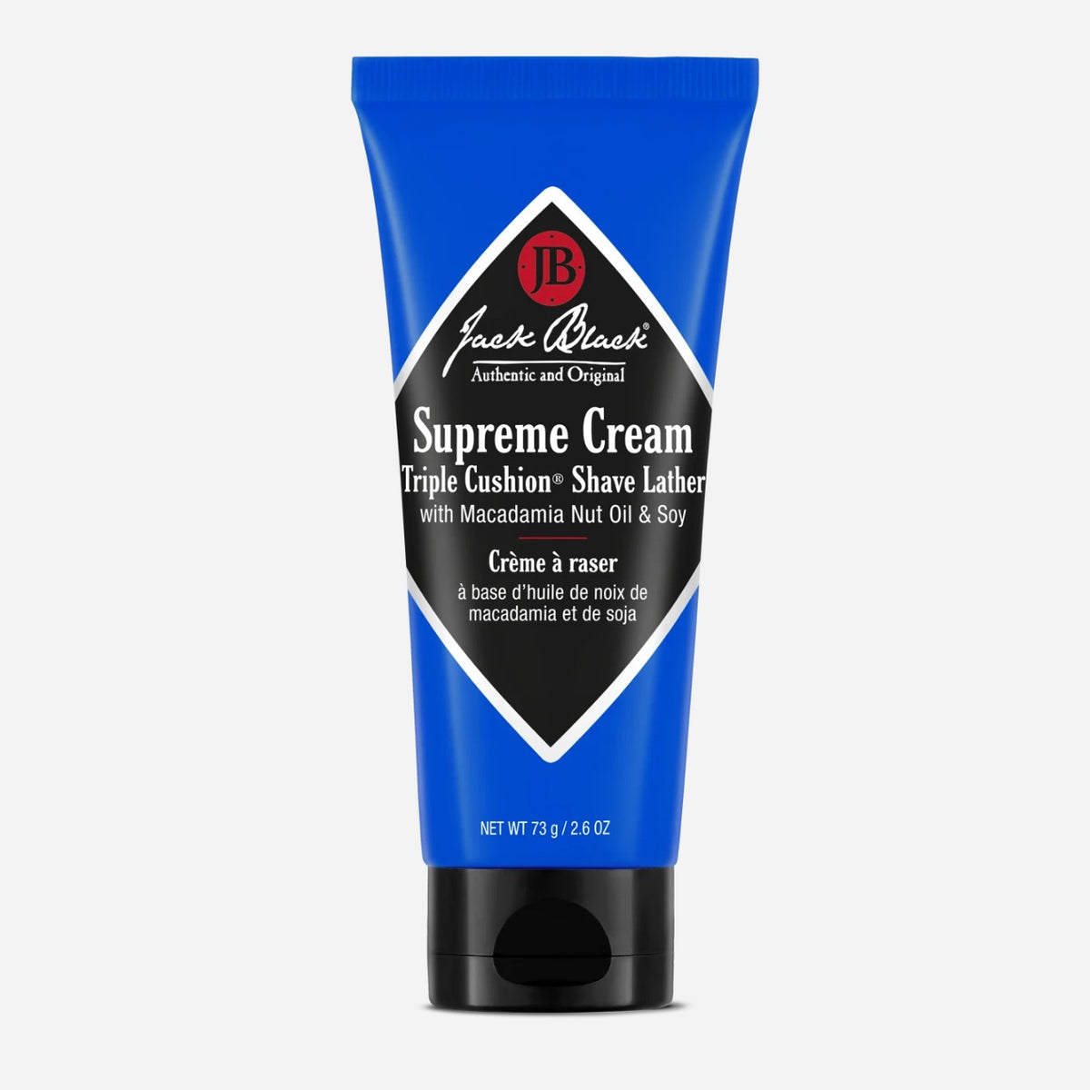 Jack Black Supreme Cream Triple Cushion Shave Lather 2.6 oz tube