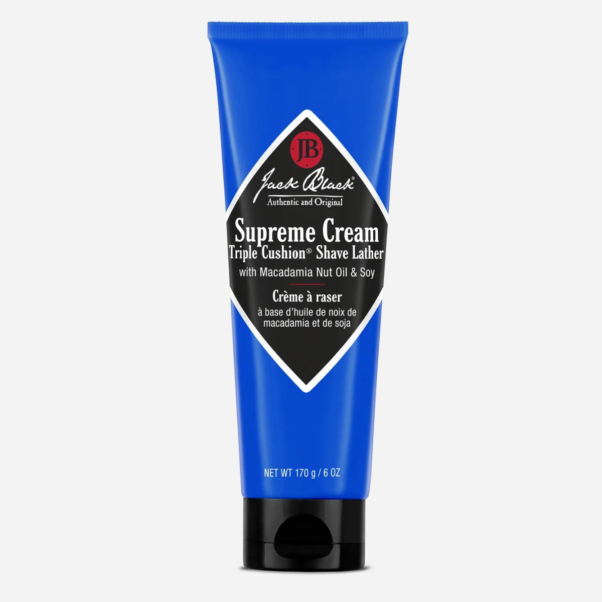 Jack Black Supreme Cream Triple Cushion Shave Lather 6 oz tube