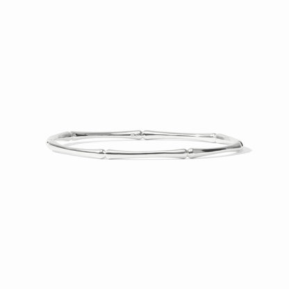 Julie Vos Bamboo Bangle - Silver (M)
