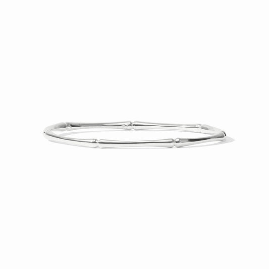 Julie Vos Bamboo Bangle - Silver (M)