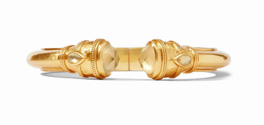 Julie Vos Cannes Demi Cuff - Gold, Iridescent Champagne