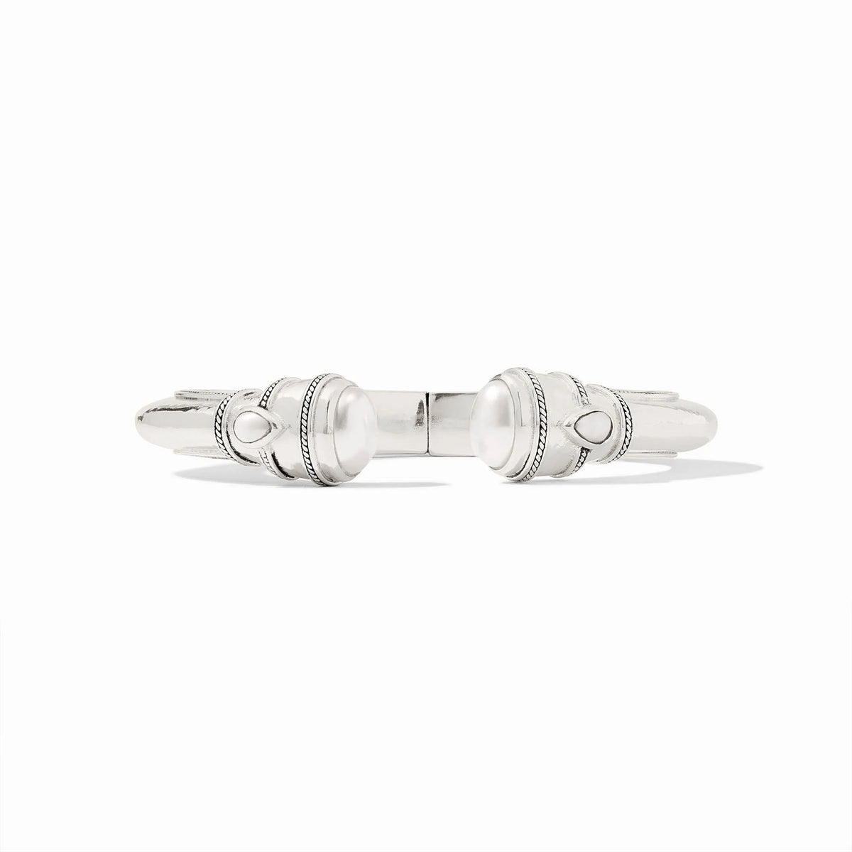 Julie Vos Cannes Demi Cuff - Silver, Pearl