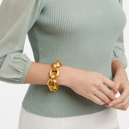 Julie Vos Cannes Link Bracelet - Gold