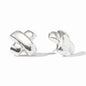 Julie Vos Catalina X Earrings - Silver