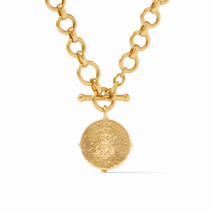 Julie Vos Honeybee Demi Necklace - Gold, Iridescent Champagne