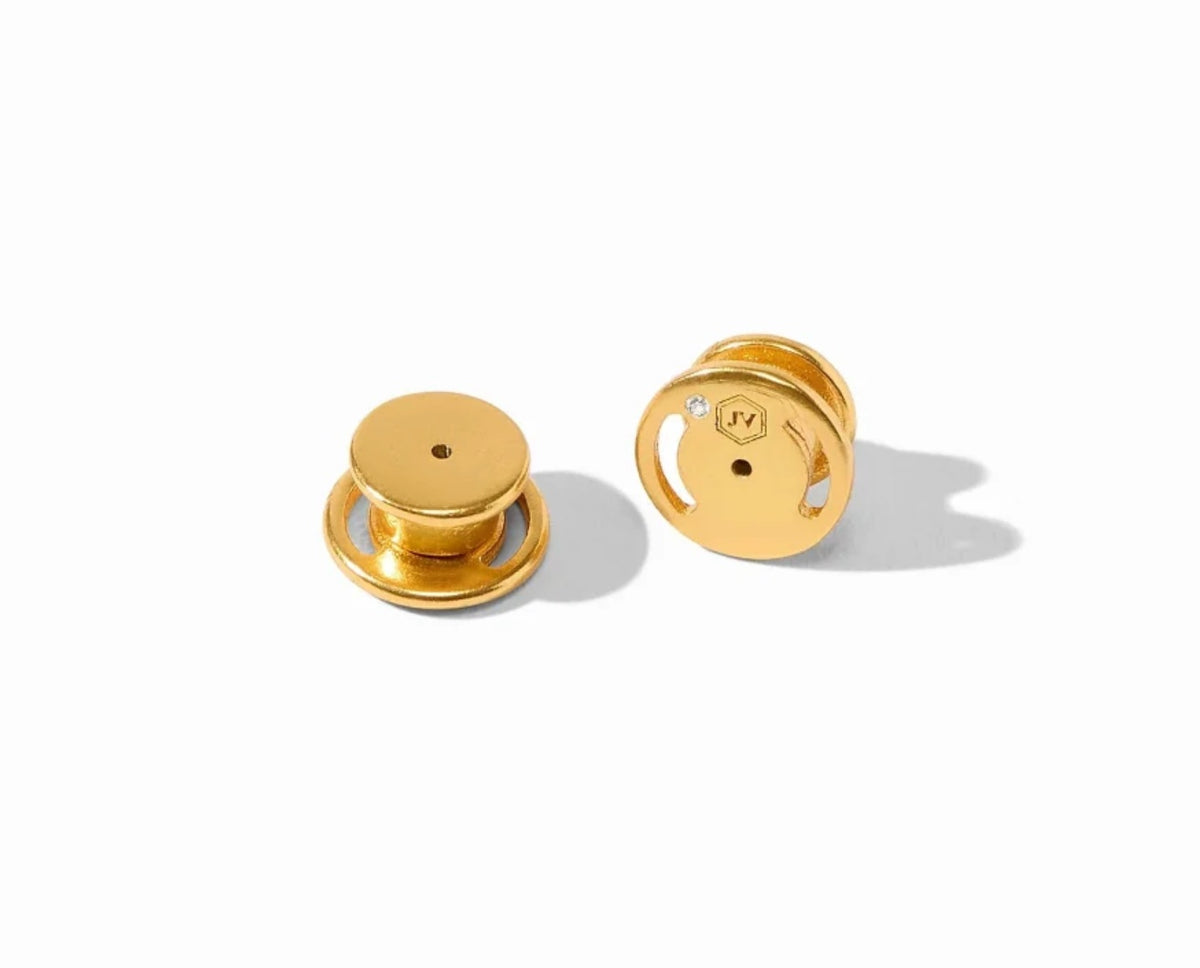 Julie Vos Kaleidoscope Statement Stud - Gold, Bahamian Blue