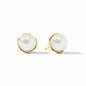 Julie Vos Penelope Pearl Stud - Gold (L)