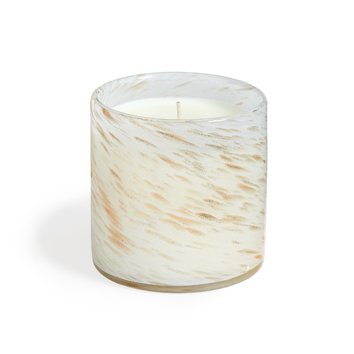 LAFCO White Maple Bourbon holiday candle in hand-blown glass