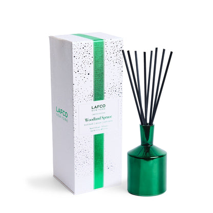 LAFCO Woodland Spruce holiday reed diffuser with gift box