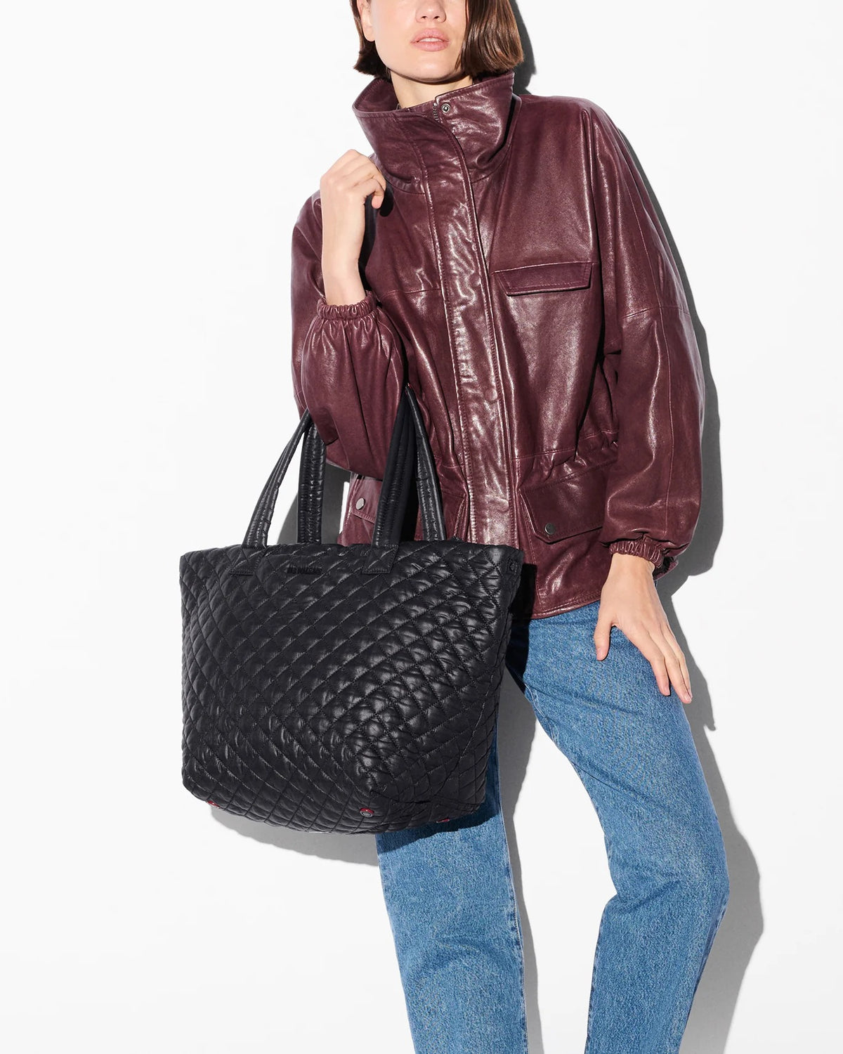 MZ Wallace Medium Metro Tote Deluxe II, Black